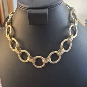 Chico's Bold Gold Link Necklace